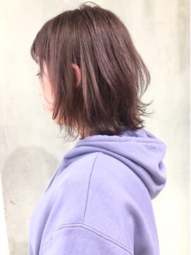 アルバム 渋谷パルコ(ALBUM) ラベンダーレイヤー_外ハネボブアッシュブラウン_ba274352