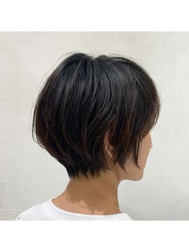 ナップヘアー 春日部店(nap hair) 丸みのあるショートボブ