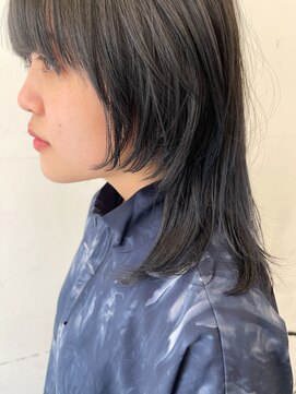 ココ 原宿(KOKO) #大人ガーリー#ダークアッシュ#ミディアムレイヤーカット