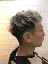 メリケンバーバーショップ フクオカ(MERICAN BARBERSHOP FUK)&nbsp;ネオウルフソフトツイストオリーブカラーバーバーカット99