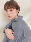 透け感ショート