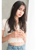 【S.BROOM　なんば】韓国風シースルーくびれレイヤースタイル