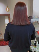 オーイット(ooit)&nbsp;＊ブリーチ履歴なしピンクカラー×パッツンライン＊