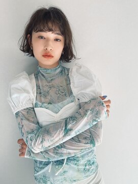 キー(kii) ミニボブ ゆるふわパーマ