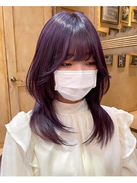グリンバイアルティナ 八王子店(Grin by artina) ディープラベンダー_くびれヘア