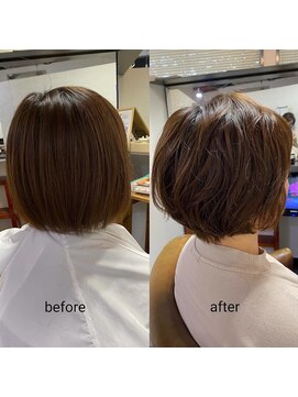 カミケン 方木田店(kamiken.) エアリー大人可愛いショートパーマこなれ感【カミケン方木田店】