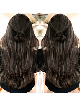 ジルブラン(JIL BLAN) ハイライトバレイヤージュダブルカラーケアブリーチ白髪染め