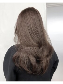 サイン 渋谷(SIGN) イヤリングカラーマッシュウルフツヤ髪スタイルブルージュ