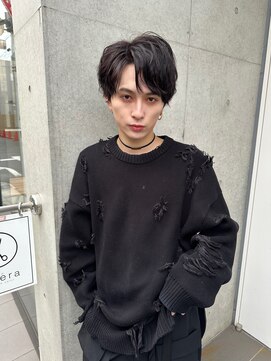 フリーラ 表参道(freera) メンズサイドパートナチュラルパーマヘア