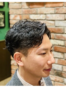 アントレース 東池袋店(UNTRACE) パーマ×ビジネススタイル　メンズ/バーバー/理容室