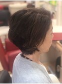 大人可愛い後ろ姿も横顔も完璧！大人のショートカット/30代40代