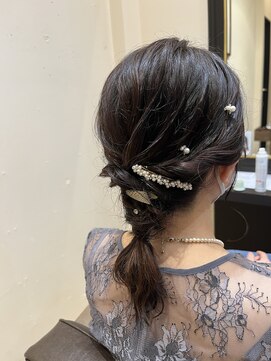 ヘアサロン トラヴィス(hair salon Travis) 結婚式ヘアアレンジ/ミディアムヘアアレンジ/成人式ヘア