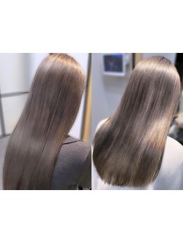 【春日／駐車場有】自然な仕上がりが大好評◎毛先まで潤う縮毛矯正で、思わず触れたくなるようなツヤ髪に♪