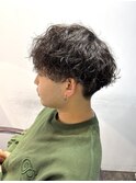 波巻きパーマ