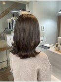 オリーブベージュ♪/梅田美容室/金城二千夏