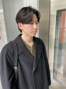 マイティ バイ エイチ(mighty by H) フェザーパーマセンターパート