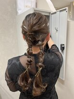 クラッチムク 博多口(CLUTCH muk.)&nbsp;ツインぽこぽこ編みおろし