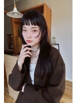 クランバイヘッドライト 鷺沼店(clan by HEADLIGHT)&nbsp;ハイナチュラルロング/レイヤーカット/地毛風カラー