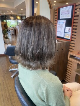 セカンド 鴨江店(2COND) 肩×ハイライトカラー