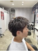 滋賀/南草津/メンズ美容室/波巻きツイストスパイラルパーマ