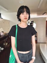 ウィット(wit)&nbsp;ショートボブととパーマは相性抜群