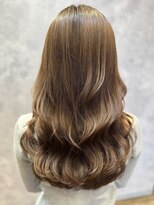 ザ ラブズ ラフズ ヘアー 本店(the loves laughs hair) ブリーチなしダブルカラー♪ミルクティーベージュ