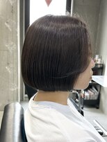 ルイ(ROUIS produced by LUCK 津田沼)&nbsp;ROUIS 津田沼 大人ボブ/グレージュ/バタフライカット/津田沼