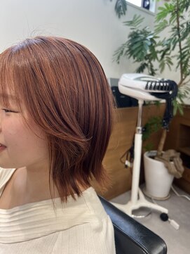 ハレヘアー ホーム(Hale hair home) Pink orangebob