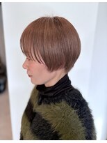 スリー バイ ザサロンフジサワ(THREE by the salon fujisawa)&nbsp;コンパクトショート×ベージュカラー