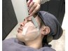 【ご新規1番人気】メンズカット＋顔毛穴クレンジング+シェービング　￥7700 