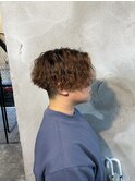 MEN’S/リバースセンターパート/ニュアンスパーマ/群馬高崎