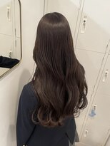 エイチ(H) ロングウルフミルクティーグレージュ外ハネボブヨシンモリウルフ