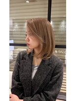 ヘアープレイス ヴィブ(hair place VIVE)&nbsp;切れ毛ゼロ★大人っぽいミルクティーカラー★