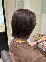ルディー バイ ヘアーポケット(rudii by HAIR POCKET)&nbsp;前回のハイライトを活かした切りっぱなしボブ