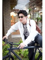 メンズサロン イロ(Men‘s salon IRO)&nbsp;ショートヘア×ピンパーマ