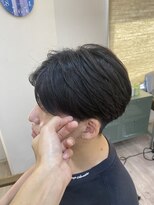 エマ あみ～ろ～ど店(EMMA)&nbsp;センターパート×曲がる縮毛矯正