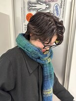 ウーズ ハラジュク(Ooze.HARAJUKU) ハッシュカットグレージュデザインカラーツートーンカラー原宿