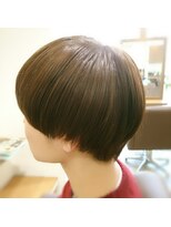 ヘアサロン バス(hair salon bath.) マッシュショート前上がりメンズスタイル