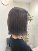 platina gray / 切りっぱなしボブ