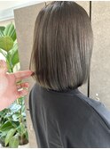 ブリーチなしプラチナグレージュ