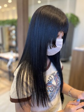 グランデュール サンストリート浜北店(GRANDEUR) 黒髪レイヤーカット