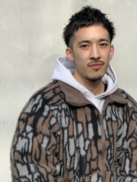 ベル 新宿(Belle) アパレル系男子に大人気の刈り上げにメンズハードパーマスタイル