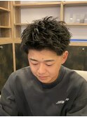 新潟スパイキーショート　新潟メンズパーマ