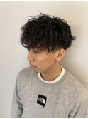 波巻きMIX ツイストスパイラル メンズマッシュ