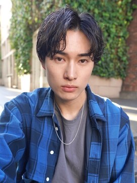 ニコ トウキョウ 渋谷(nico TOKYO) メンズセンターパート/ニュアンスパーマ