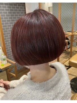 クラップス 京急富岡(CLAPS) ダブルカラーピンクベージュベージュカラーケアブリーチ