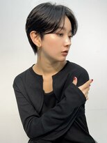 ヴェイン 渋谷(vain)&nbsp;メンズライク/マッシュショート/黒髪ショート