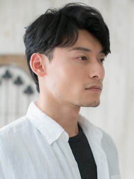 メンズヘア ビーセカンド 草加店(MENS HAIR B-2) 短髪ダウンパーマイケオジショートX草加