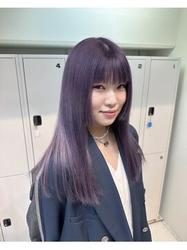 シェノン バイ アランスミシー 表参道(CHAINON by Alan smithee) パツッとラインのシルバーラベンダーカラー!