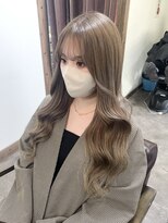 ガルボ ヘアー(garbo hair) プルエクステ 10代 20代 オリーブベージュ エクステ 馴染ませ